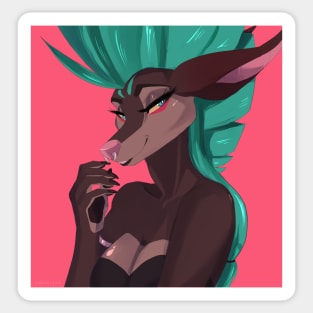 Jackal Furry Sticker